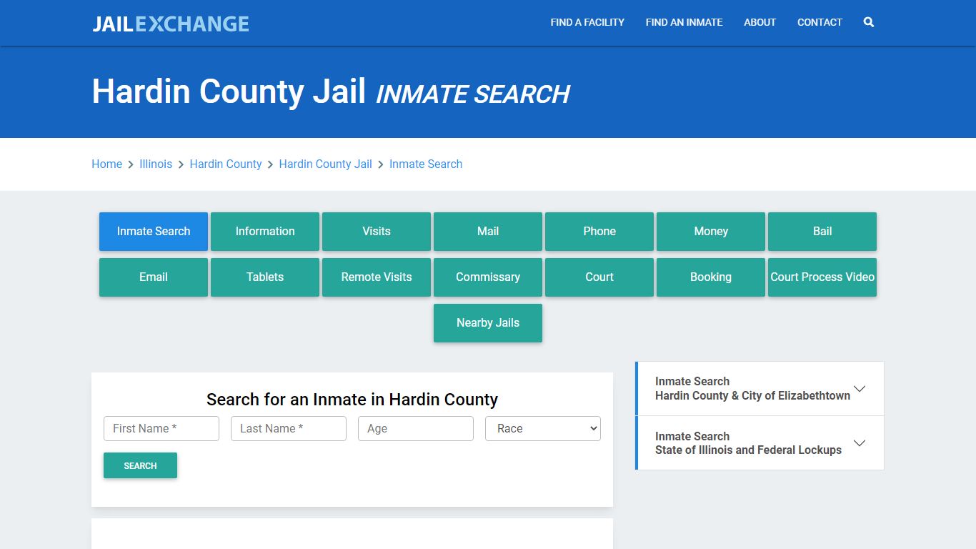 Hardin County Jail, IL Inmate Search: Roster & Mugshots